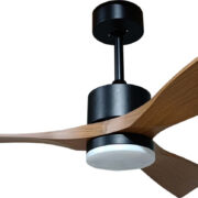 STROPNI VENTILATOR Z LED SVETILKO 1220 mm 18W 3000K DO 6500K V TREH BARVAH Z DALJINSKIM UPRAVLJANJEM