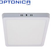 NADGRADNI LED PANEL 160X160 mm 12W 3000K DO 6000K BELI ALI ČRNI