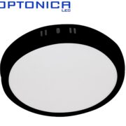 NADGRADNI LED PANEL fi 110 mm 6W 3000K DO 6000K BELI ALI ČRNI