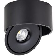 STROPNA LED SVETILKA fi 146 mm 20W 3000K DO 6000K BELA ALI ČRNA