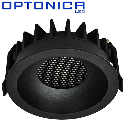 vgradna-fiksna-led-svetilka-downlighter-bridgelux-diode-cct-črna