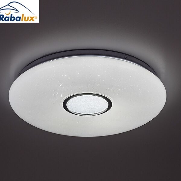 ZATEMNILNA STROPNA LED SVETILKA BALMERINO fi 350 mm 24W 3000K DO 6000K Z DALJINSKIM UPRAVLJANJEM KRISTAL EFEKT