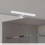 LED SVETILKA OLIRO 200 mm 4W 4000K IP44 KROM ALI ČRNA