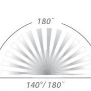 SENZOR 180°/140° INFRARDEČI IRS180 NASTAVLJIVI BELI ALI ČRNI