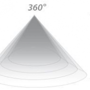 SENZOR INFRARDEČI NADGRADNI IRS360 360° BELI