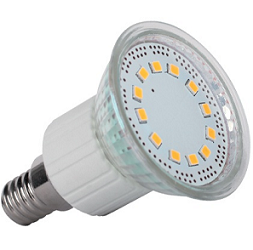 E14/R50 LED SIJALKA 3W TOPLO BELA 2700K 120°