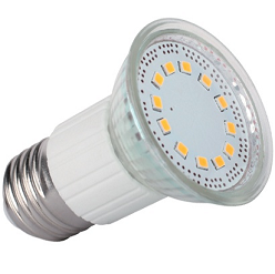 E27 LED SIJALKA 3W 3000K ALI 4000K 120°