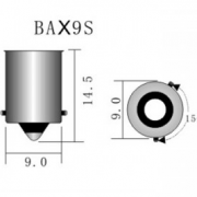 H6W/BAX9S CANBUS LED SIJALKA 24V