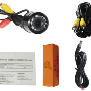 BARVNA VGRADNA VZVRATNA KAMERA PZ402 170° Z 8 LED DIODAMI