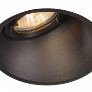 VGRADNA SVETILKA HORN-A Z NAGNJENIM KOTOM fi 106 mm GU10 50W BELA ALI ČRNA