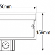 ZUNANJA SENZORSKA LED SVETILKA SZ40S/LED 9W 4000K IP44 BELA ALI ČRNA