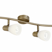 ČETVERNA SVETILKA Z VARČNO SIJALKO RENO E14 4X9W 4000K