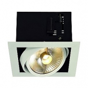 VGRADNA SVETILKA KADUX 1 ES111 195X195 mm GU10/QPAR111 75W V DVEH BARVAH