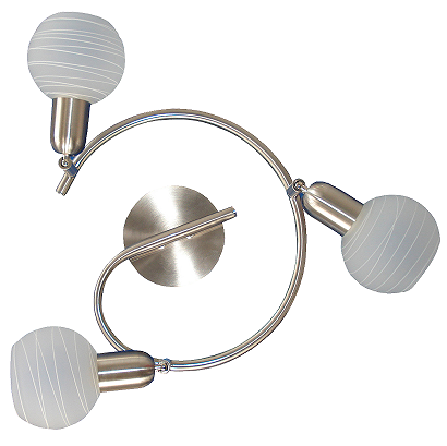 TROJNA SPOT SVETILKA AUREL E14 3X40W