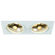 VGRADNA SVETILKA NEW TRIA ES111 2 SQUARE 315X165 mm GU10/QPAR 2X75W V TREH BARVAH