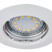 VGRADNA LED SVETILKA LITE fi 82 mm GU10 SET 3X3W 3000K IP44 V ŠTIRIH BARVAH