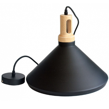 VISEČA SVETILKA fi 350 mm E27 60W ČRNA ALI BELA