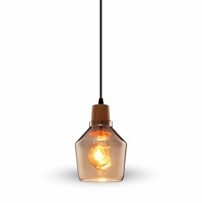 VISEČA SVETILKA fi 135 mm E27 60W AMBER