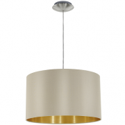 VISEČA TEKSTILNA SVETILKA MASERLO fi 380 mm E27 60W V ŠTIRIH BARVAH