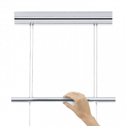 ZATEMNILNI VISEČI NASTAVLJIVI LED LESTENEC ALEANDRO 800 mm 20W 3000K