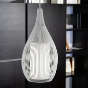 VISEČA SVETILKA RAZONI fi 190 mm E27 60W BELA