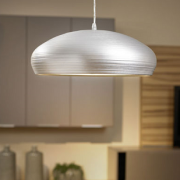 VISEČA SVETILKA GARETTO fi 400 mm E27 60W SREBRNA