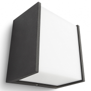 ZUNANJA STENSKA LED SVETILKA MACAW 3W IP44 ČRNA