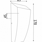 ZUNANJA STENSKA LED SVETILKA DS420/LED 2W 4000K IP54