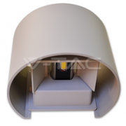 ZUNANJA STENSKA LED SVETILKA 6W BELA, ČRNA ALI SIVA IP65