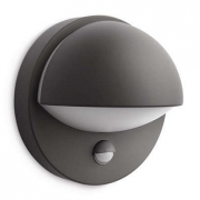 ZUNANJA SENZORSKA SVETILKA JUNO E27 12W IP44 SIVA ALI ANTRACITNA